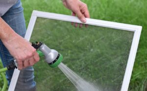 window screen cleaning